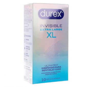 Durex Invisible XL 10's