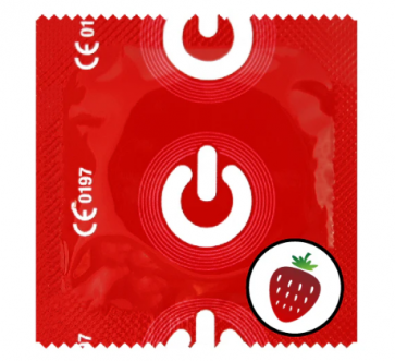On) Strawberry kondomi