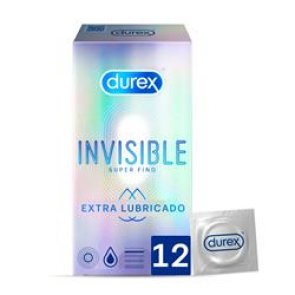 Durex Invisible Extra Lubricated 12's