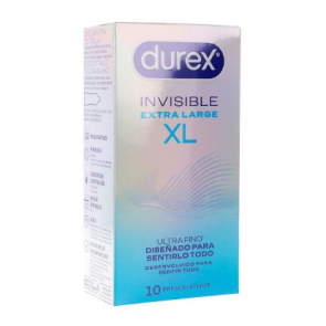 Durex Invisible XL 10's