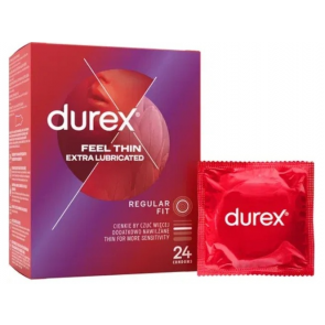 Durex feel thin extra lubricated 24’s