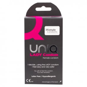 UNIQ Ženski kondomi bez lateksa 3's