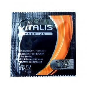  Vitalis Ribbed Kondomi